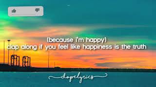 🔘 Happy - Pharrell Williams (Lyrics)