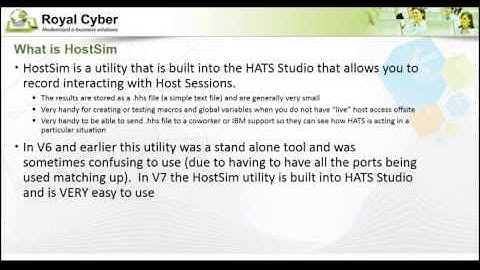 IBM Rational  HATS DL Session 4