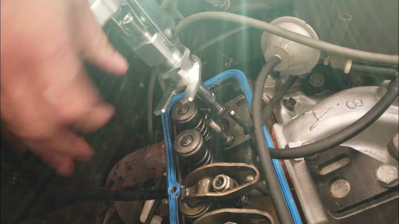 How To Change valve stem seals on a small block chevy. YouTube
