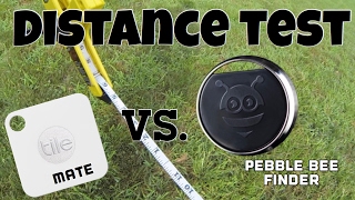 Tile MATE vs. PebbleBee FINDER - Distance Test