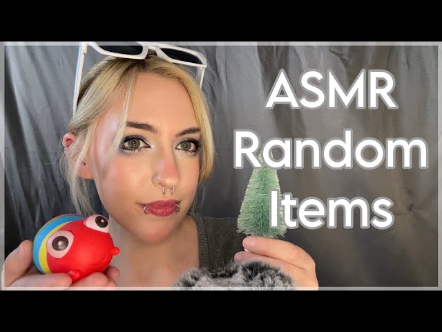 ASMR Going Through Some Junk ~ ear to ear whispers, tapping, casual