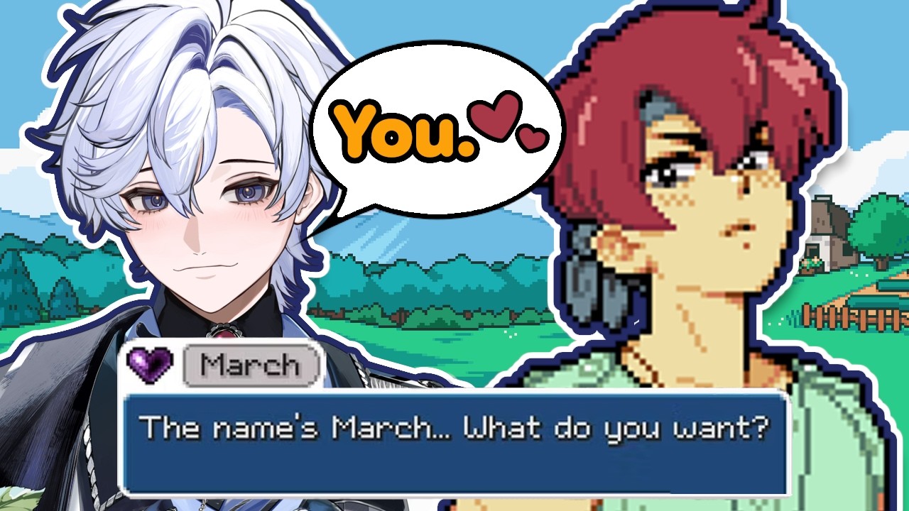 Day 3 of Prince VTuber TRYING To Romance March【Fields of Mistria】#vtuber #farmlife #newplayer