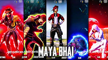 Maya Bhai 😈 - Mr Hash Editz | PUBG MOBILE LOBBY VIDEO🔥