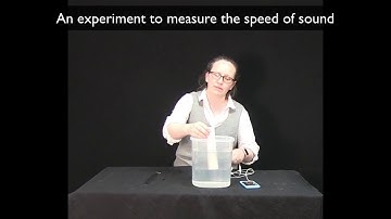 Speed of sound experiment