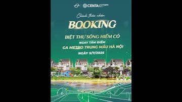 🏡CHÍNH THỨC NHẬN BOOKING – BIỆT THỰ SÔNG HIẾM CÓ TẠI CENTA RIVERSIDE🏡