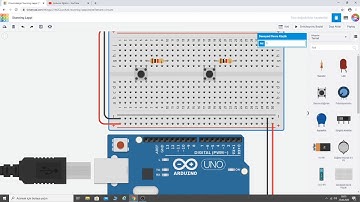 Tinkercad ile Arduino pull up ve pull down bağlantıları