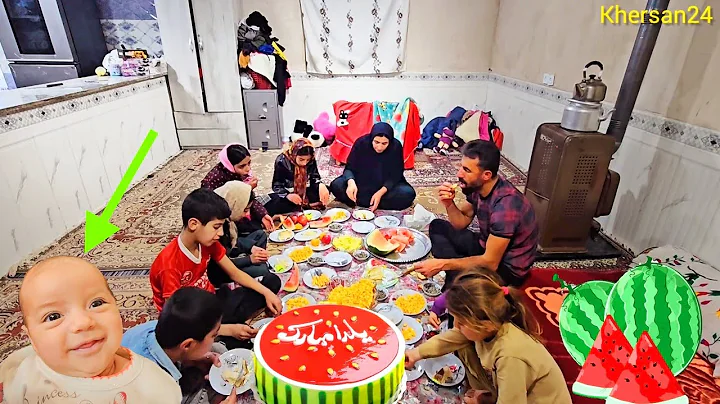Nomadic Life: Yalda Celebration with Yusuf and Joyful Children"