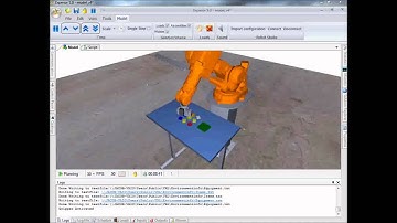 VIRTUAL ROBOT LABORATORY -- COMMISSIONING OF VIRTUAL MACHINE VISION