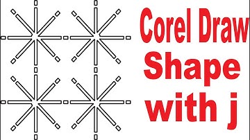 Corel Draw Daily Shape Design a CNC pattern with the letter j | Lunar Computer College