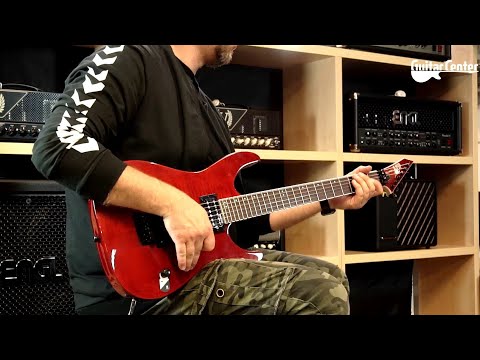 Електрогітара LTD M-200FM (See Thru Red), видео 1