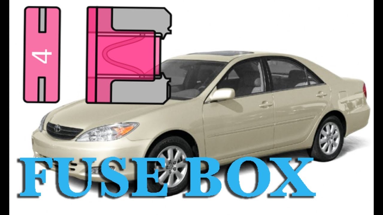 2005 toyota camry cigarette lighter fuse FUSE BOX LOCATION ON A 2002