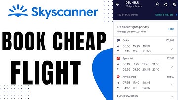 how to book flight tickets on skyscanner | how to find cheap flights