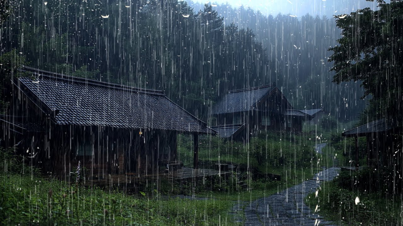 Sonido de Lluvia con Truenos para Dormir Mejor – Perfecto para Dormir y ...