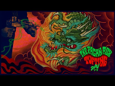 Tufting Rug - The Fire Dragon - No Talking - ASMR 4K