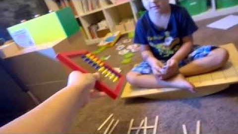 Right Start Math level A, lesson 10