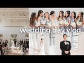 Wedding day vlog unedited behind the scenes footage of our wedding day