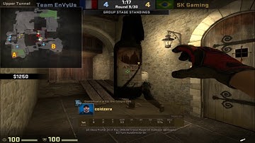 POV - Coldzera (SK)(36-29) vs EnVyUs / cbble / IEM Oakland 2017