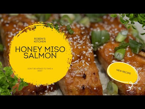 Honey Miso Salmon #miso #salmon #honey