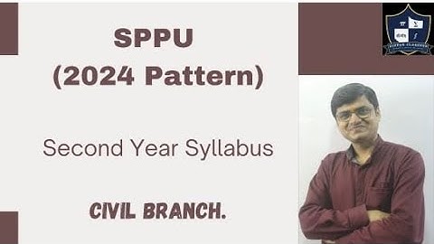 SPPU Second Year Engineering CIVIL Branch Syllabus. (2024 Pattern)