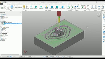 Autodesk PowerMill - Offset Flat Finishing - Tutorial 27 - Tamil