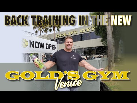 BACK TRAINING IN THE NEW GOLD'S GYM VENICE!