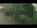 Soldier in army holding rifle aiming and walking foggy atmosphere iStock No Watermark Footage Video