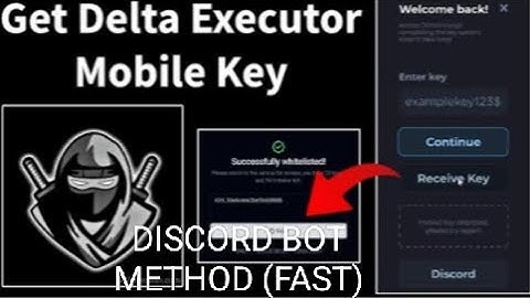 Get delta executor key faster (discord bot method)