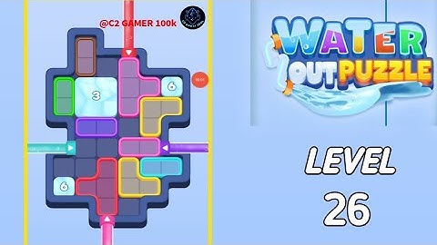 Water Out Puzzle Level 26 walkthrough solution 