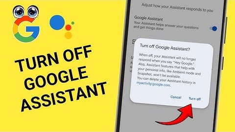 How To Turn Off Google Assistant In Android | How To Disable Google Assistant