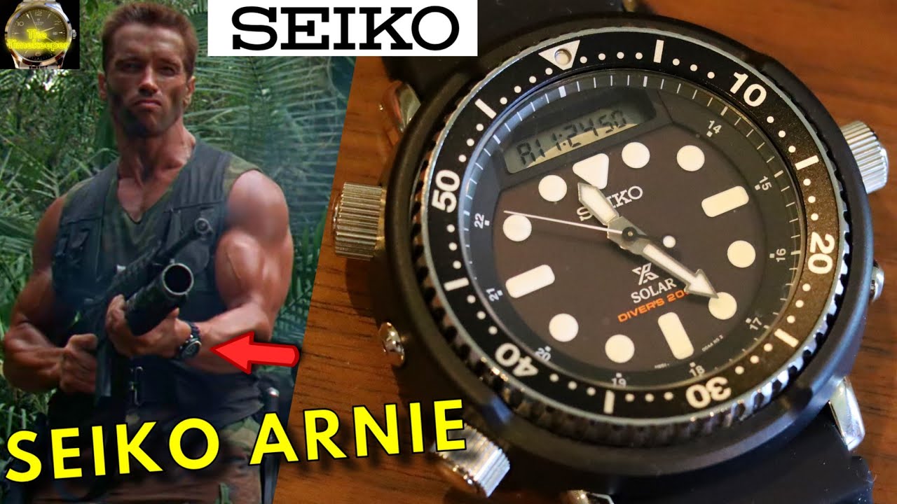 Seiko Arnie SNJ025 - A horological icon worthy of Arnie's name - YouTube