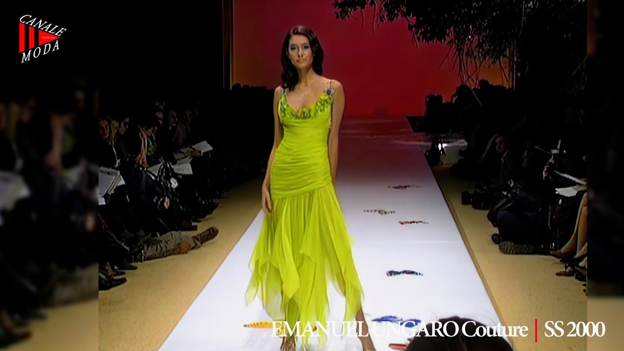 EMANUEL UNGARO Spring 2000 Couture Paris Highlights - Canale Moda