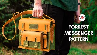 How to Make the Forrest Messenger Bag  (Link to Pattern in Description)