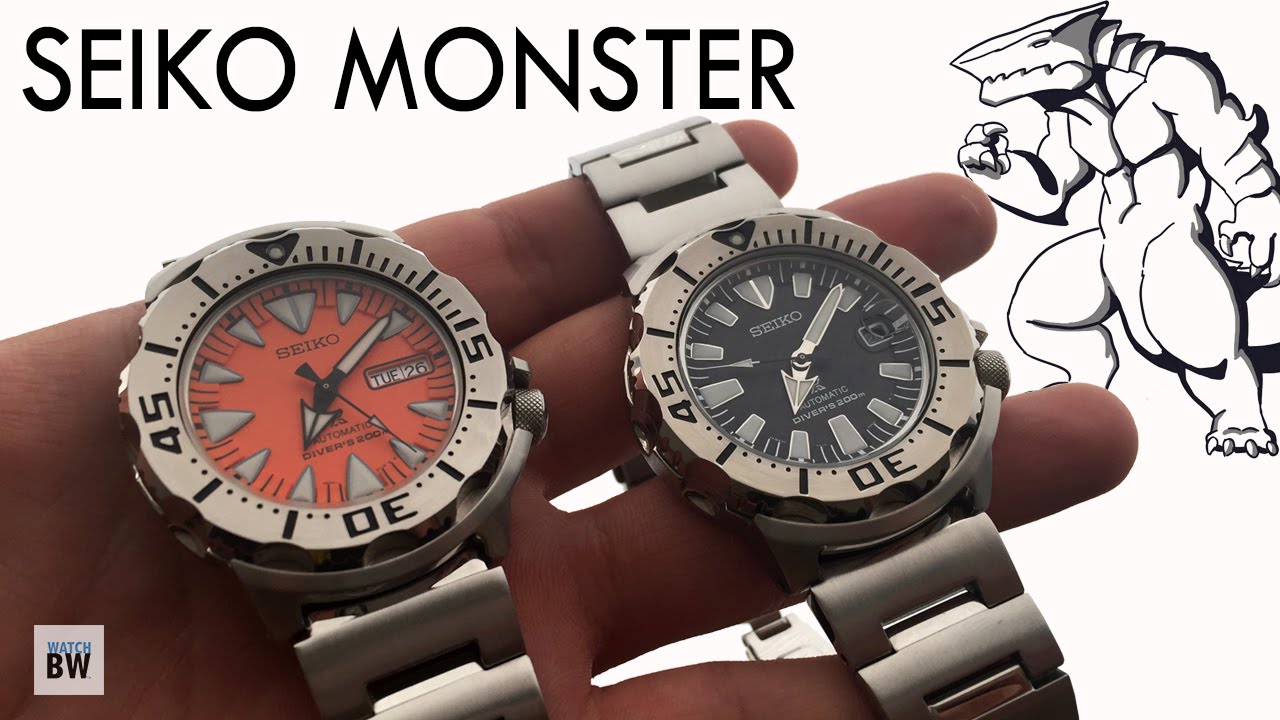 The Seiko Monster - A look at the SRP309 and SBDC025 - YouTube