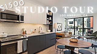 Inside a CHEAP $1500 Vintage LA Studio Apartment Tour *touring 3 apartments in Los Angeles*