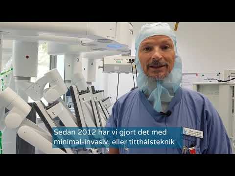 Karolinska först i Sverige med robotassisterad kirurgi vid matstrups-cancer