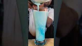 Blue Hawaiian Punch Mocktail - Pineapple Juice Coconut Syrup Blue Curacao Syrup