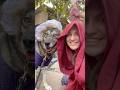 The man rescued a wolf in grandma’s clothing #shorts #wolf #animals #heartwarming #love #cute #pet