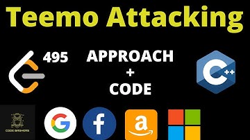 Teemo Attacking Leetcode | Leetcode 495 | LeetCode September Challenge