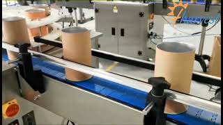 Bördel- Und Reinigungsmaschine Für Papierrohre, Bördelmaschine Für Papierdosen