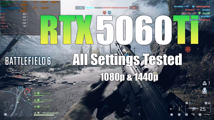 RTX 5060 Ti | Battlefield 6 | Low to Ultra | 1080p & 1440p