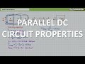 Parallel dc circuit properties full lecture