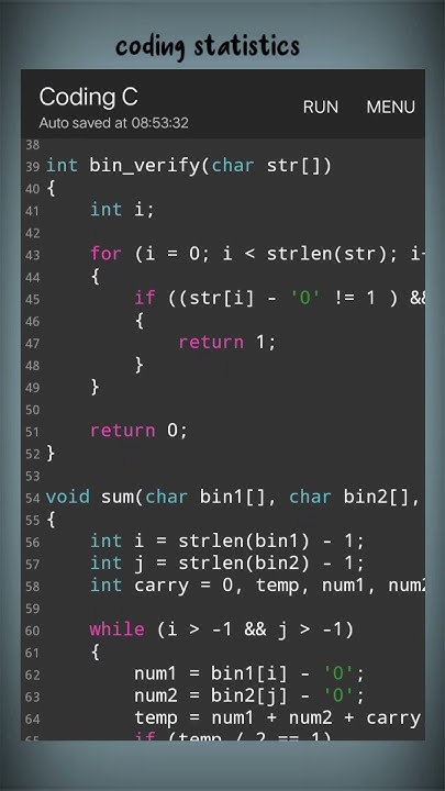 Program to Add two Binary Strings | c practice programs ...