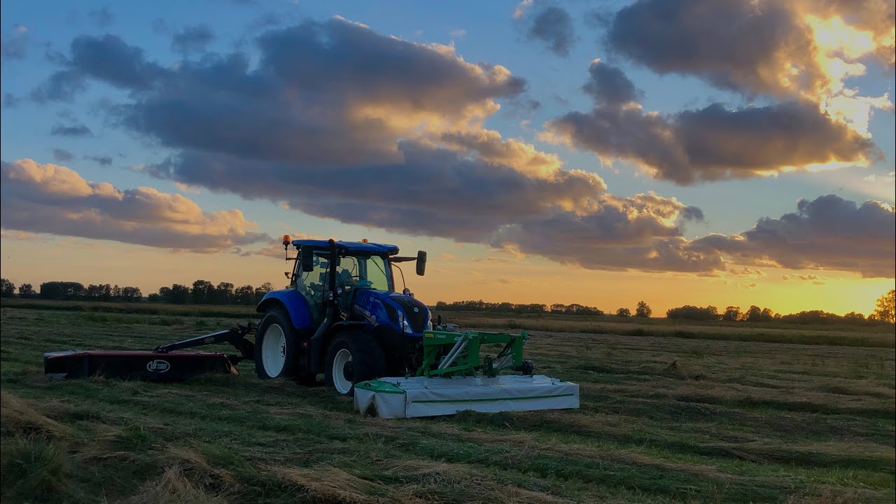 #10 | Koszenie 100 hektarów w 2 dni | NH T6.160 DC | Vicon Extra 332 | Samasz KDF340 | P.T Agro