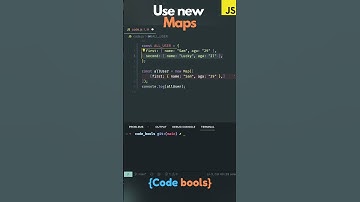 Difference between maps and object #javascript?  #maps   #object  #shorts #code