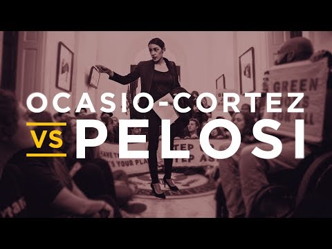 Alexandria Ocasio-Cortez Protests Nancy Pelosi's Office