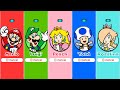 Super Mario 3D World - All Characters