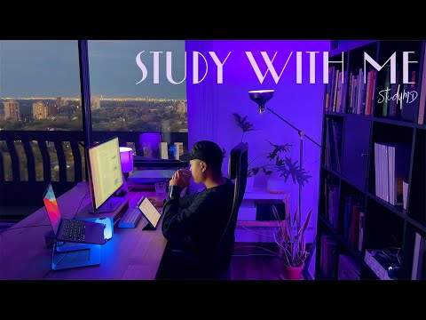 3-HOUR Study With Me | HYPERFOCUS | Quiet Relaxing Piano | Pomodoro 45/15