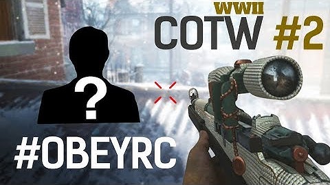 Obey WW2 COTW #2 ft. Tridzo - INSANE TRICKSHOT ON NEW WINTER CARENTAN