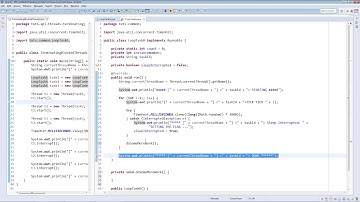3 Terminating Blocked Threads -- Terminating a Thread in Executor Framework
