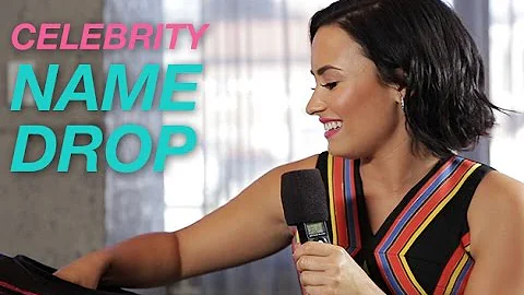 Demi Lovato Plays Celebrity Name Drop